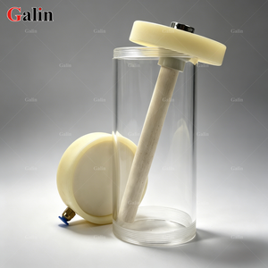Galin 1L Vaso Transparente de Vidrio para Recubrimiento en Polvo, Contenedor de Pequeña Capacidad Visible para Pistola de Pulverización Electrostática - Product Image 2