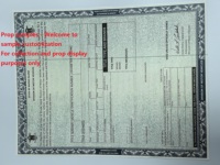 Certificat de haute qualité avec filigrane, microtexte, UV invisible, hologramme anti-contrefaçon
