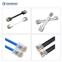 USINE entièrement automatique câble Ethernet LAN WAN tête de cristal RJ12/45 Machine à sertir fil réseau Cat5/Cat6 prise/production