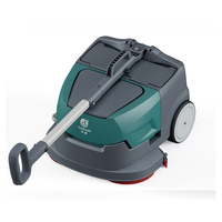 Nettoyeur de sol électrique compact à double brosse CleanHorse K1, machine à laver et à récurer les sols au lithium