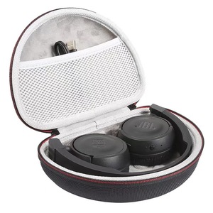 Estuche Protector Rígido de EVA para Auriculares <span class=keywords><strong>JBL</strong></span> T450BT/500BT con Compartimento para <span class=keywords><strong>Cable</strong></span> y Correa de Mano, Ideal para Viajes - Product Image 1