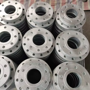 Brida Deslizante de Acero al Carbono Forjado Duradero, Modelo de Superficie RF, Clase 150, SCH40, de 1/2\" a 80\" para Sistemas Industriales de Suministro de Agua - Product Image 1