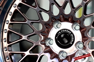 Juego de 2 Ruedas de Aleación de Aluminio Forjado Pulido de 19-22 Pulgadas, Diseño Cóncavo, 5x112/114.3/130, Color Oro Rosa 501, para Mercedes y Rolls <span class=keywords><strong>Royce</strong></span> - Product Image 5