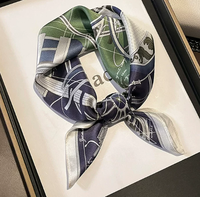 Bandana en Fausse Soie avec Imprimé à Pois Élégant, Texture Douce Premium, Vente en Gros Personnalisée en Usine, Cadeaux Idéaux pour Anniversaires Mariages