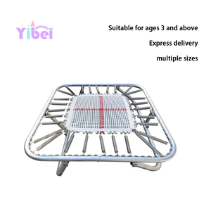 Mini <span class=keywords><strong>trampoline</strong></span> <span class=keywords><strong>de</strong></span> gymnastique intérieur/extérieur <span class=keywords><strong>de</strong></span> 8 pieds avec cadre métallique durable <span class=keywords><strong>pour</strong></span> la perte <span class=keywords><strong>de</strong></span> poids et la combustion des graisses - Product Image 2