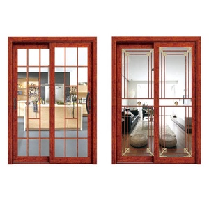 Porta Scorrevole in Alluminio con Vetro Basso Emissivo Design <span class=keywords><strong>Porte</strong></span> Scorrevoli in Vetro per <span class=keywords><strong>Balcone</strong></span> - Product Image 3