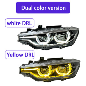 Luces LED DRL Blancas y Amarillas de 12V 6000K para Faros Delanteros de la Serie 3 F30 F35, Modelo 13-18, Estilo Modificado Tipo Cuchara, Nuevas - Product Image 4