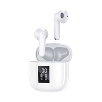 Vente chaude BT 5.3 sans fil dans l'oreille écouteurs de sport écouteurs de jeu étanches avec indicateur de batterie LED adapté aux voyages