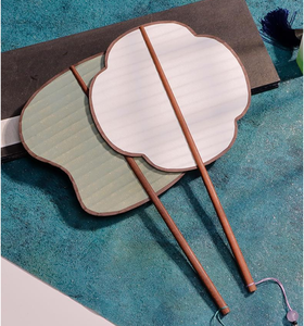 Handgemachtes Reispapier Alter Stil Fan Blank Kalligraphie Fan Traditionelle Chinesische Malerei Benutzer definierte Handschrift liche Kunst <span class=keywords><strong>Promotion</strong></span> Geschenk - Product Image 6