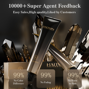Oem 도매 색상 프리미엄 안정적인 색상 품질 헤어 염색 크림 전문 살롱 영구 헤어 염료 색상 - Product Image 5