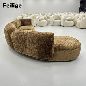 Sofá modular minimalista italiano, sala de estar de lujo ligera, chalet de Daping, muebles originales del diseñador de la fábrica - Product Image 3