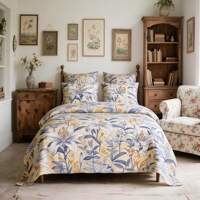 Parure de lit Queen Size en coton 100% écologique, moderne, 300 fils, vente en gros, pour chambre à coucher - Meilleures ventes