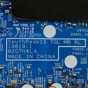 Original nouveau pour Dell Latitude 5520/Precision 3560 carte mère i7-1185G7 0DKMGG South Peak 15 TGL MB 8L 19819-1 - Product Image 4
