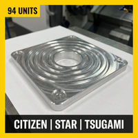 Plaque de base en aluminium CNC sur mesure 6061 7075 Usinage de précision Tournage Monture spirale pour robot, drone, caméra 0,002 mm Star Tsugami