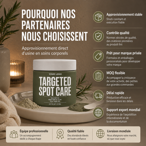 Crème de Soin Ciblé Quotidien ODM pour l'Acné, Clarifiante et Lissante, Traitement des Imperfections à base de Soufre et d'Huile d'Arbre à Thé pour Peaux à Tendance Acnéique - Product Image 2