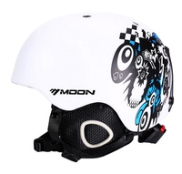 Casque de snowboard, de ski et de skateboard unisexe MOON, très vendu, personnalisable, couleur durable, respirant, avec matériau EPS+PVC