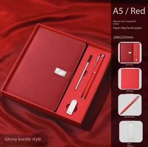 Cuaderno y Bolígrafo de Regalo Premium en Caja de Regalo |   Cuaderno de Alta Gama, Perfecto para la Documentación de Reuniones de Oficina - Product Image 2