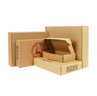 12X8X3 Promotie Bedrukt Groot Formaat Verpakking Mailer Chocolade Verzending Geschenkdozen Met Logo Zonder Lijm Coffeeshops Restaurant