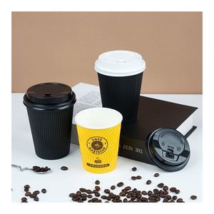ถ้วยกระดาษสำหรับชา กาแฟ อาหาร เกรดสำหรับอาหาร ขายดี ถ้วยกระดาษคราฟท์แบบใช้แล้วทิ้ง บรรจุภัณฑ์อาหารและเครื่องดื่ม - Product Image 1