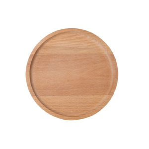Wooden Round <b>Tray</b> Beech Wood 14 20 24 28 Cm Household Serving Plate For <b>Tea</b> Coffee Dessert Baking - Product Image 2