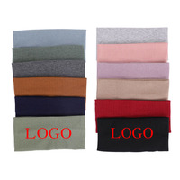 Vente en gros de bandeaux larges personnalisés avec logo, impression de logo, bandeaux chauds pour femmes
