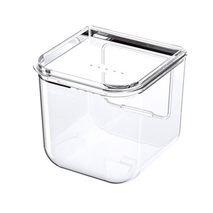 Plateau en plastique PC/PP surdimensionné à haute transparence, bain d'oiseaux, <span class=keywords><strong>cage</strong></span>, 3 en 1, bain multifonctionnel, mangeoire, maison - Product Image 5