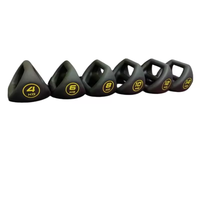 TOPTONS nouvel exercice de gymnastique Kettlebell haltérophilie Triangle haltère Dip ensemble de kettlebell en plastique