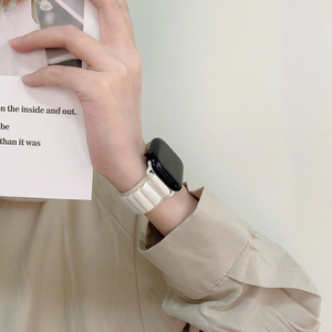 Verstelbare zachte ademende nylon sport horlogebandjes, stoffen band compatibel met Apple Watch Series - Product Image 4