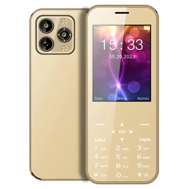 Wholesale 3.2inch Large Screen 2G GSM Triple Sim Card Elderly Mobile Phone Big Button Large Font Feature Phone
