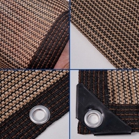 Filet de protection rectangulaire en HDPE tricoté warp de haute qualité pour terrain de paintball, écran d'intimité, pare-soleil extérieur