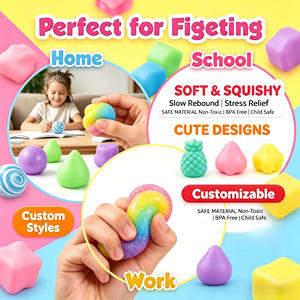 Cake Squishy <b>Toy</b> Realistic TPR Slow Rising Stress Relief Sensory Fidget for Kids Adults Office Desk - Product Image 3