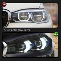 Ensemble de phares LED complets pour BMW X5 F15 X6 F16 2014 2018, phares modifiés de style serpent DRL, style démon