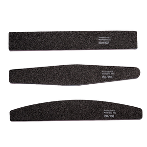 Lima de Uñas Desechable Profesional Coreana Zebra de Doble Cara, Plástico, 80/100/180/240/320, Papel de Lija de Alta Calidad con Patrón de Diamante - Product Image 2