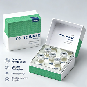 พรีเมี่ยม PDRN สกินแคร์ บูสเตอร์ 5 มล.*5 ขวด สารประกอบ PN‑PDRN สำหรับธุรกิจขายส่งผลิตภัณฑ์ความงามสำหรับร้านเสริมสวย - Product Image 3