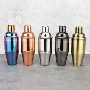 Tùy Chỉnh Màu Sắc 700Ml 23Oz 3-Mảnh Cobbler <span class=keywords><strong>Shaker</strong></span> 18/8 Thép Không Gỉ Mixologist Trộn Cocktail <span class=keywords><strong>Shaker</strong></span> Cho Bar Khách Sạn - Product Image 5