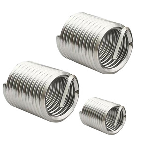 SUS304 thép không gỉ ren tay áo Kích thước số liệu vít ỐNg Lót với đồng bằng kết thúc dây chủ đề chèn để sửa chữa - Product Image 4