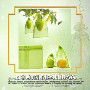 Nylon Drawstring Fruit Fly-Insect Bird Proof Mesh Bag Thick Protective Encrypted Grape Bacon Drying <b>Netting</b> Customizable Made - Product Image 3