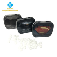 Marque privée LOGO personnalisé pastilles de menthe sans sucre comprimé saveur étain menthe fraîche bonbons en tablette