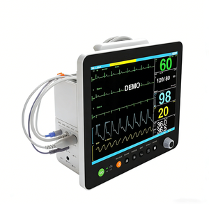 จอภาพ LCD คุณภาพสูงขนาด 15 นิ้ว สำหรับสัตวแพทย์ ใช้ในห้องไอซียู อุปกรณ์ตรวจสอบสัญญาณชีพสัตว์ - Product Image 3