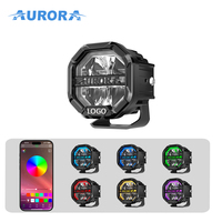 Nouveau brevet APP contrôle AURORA RGB multicolore LED antibrouillard 4x4 Offroad Light