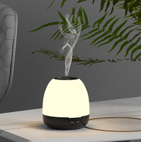 Nouveau diffuseur d'aromathérapie LED 400ml diffuseur de grain en bois 400ml diffuseur d'huiles essentielles à ultrasons électriques