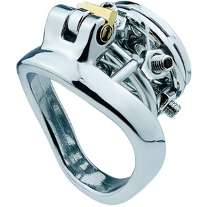 FRRK Mini Jaula de Castidad Metálica Pequeña para Hombre, Anillo para Pene, Restricción BDSM - Product Image 3