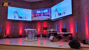 Écran LED <span class=keywords><strong>d</strong></span>'intérieur Yake 4K P1.86 2.88m*1.92m, panneau mural <span class=keywords><strong>vidéo</strong></span> LED, solution clé en main pour églises - Product Image 3