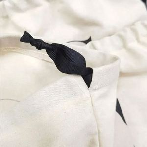 Customizable Canvas <b>Drawstring</b> <b>Pouch</b> Canvas Material Gift Dust <b>Pouch</b> 100% Cotton <b>Drawstring</b> Bag With Single Black Ribbon - Product Image 3