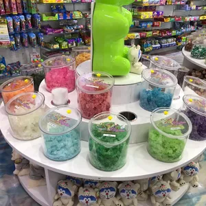 plastic food grade round airtight acrylic candy bin