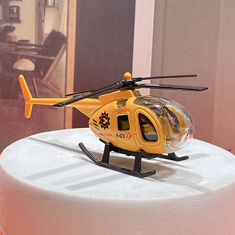 Simulation fighter model hangup-yellow