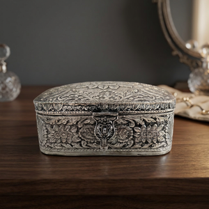 Traditional <b>Box</b> Vintage Floral <b>Money</b> and jewelry <b>box</b> - Product Image 3