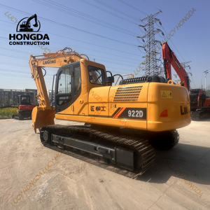 Excavadora Liugong 922D usada, Cummins excavadora sobre orugas con motor de 20 toneladas en buenas condiciones, modelo Komatsu PC200 de segunda mano - Product Image 2