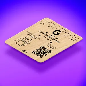 Custom Printing Nfc Chip Google Reviews Card Pop Up Review Card Nfc N213 215 216 Google Play Plate