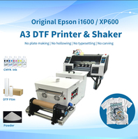 Printer Flatbed DTF 30cm 13-Inci Warna Pink XP600 Mesin Cetak Kaos Desktop untuk Usaha Kecil dan Penggunaan di Rumah